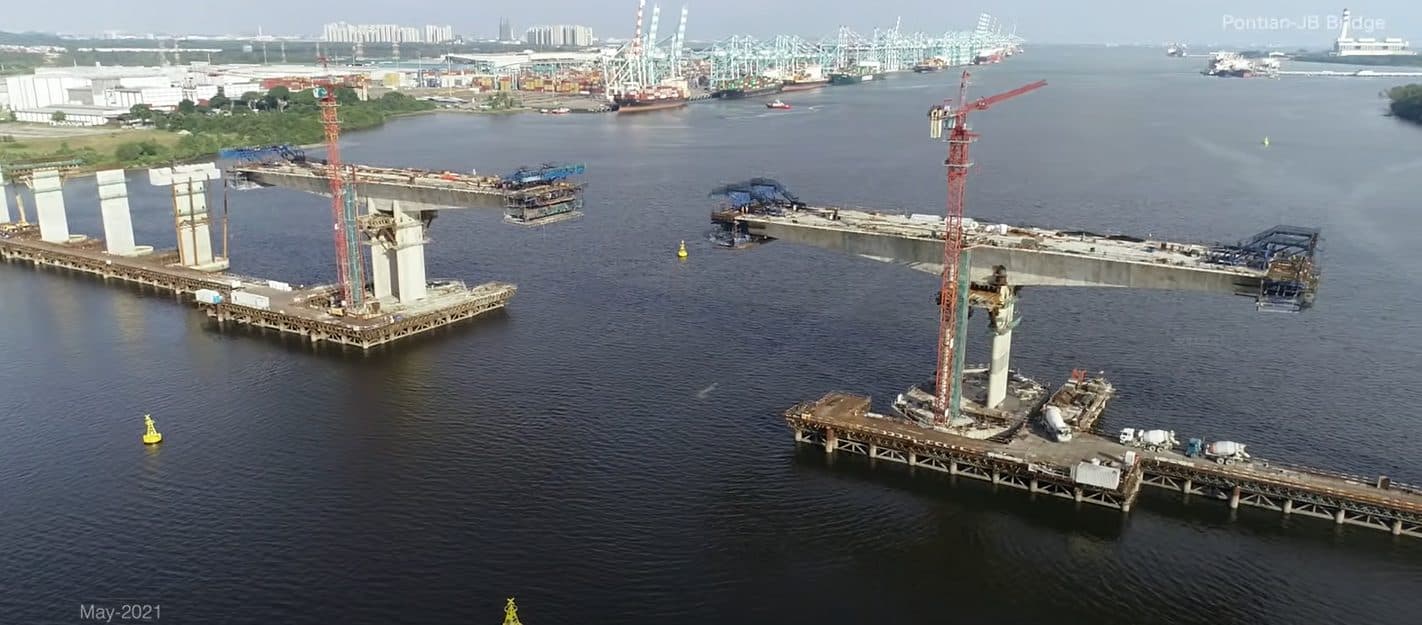 Sg. Pulai Balanced Cantilever Bridge, Johor