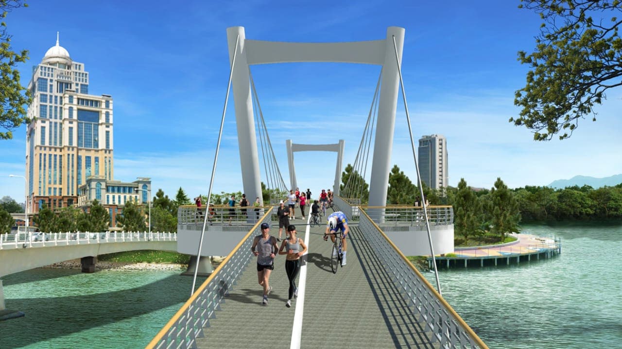 Tg. Aru–UMS Pedestrian & Cyclist Bridge, Sabah