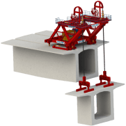 Girder Lifting Gantry — OVM Post-Tensioning Systems technical drawing