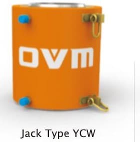 Jack Type YCW — OVM Post-Tensioning Systems